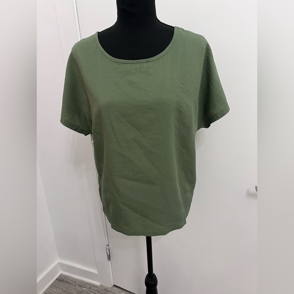 Olive Green Women's Top